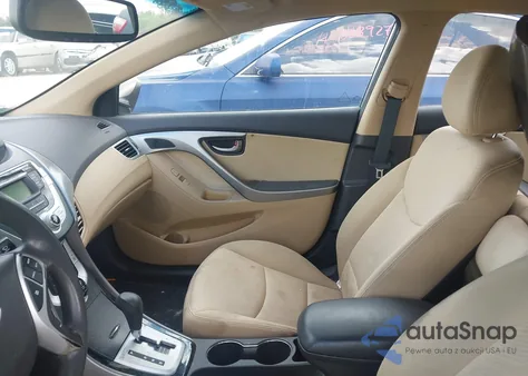 2012 Hyundai Elantra Gls из США, поврежденный, VIN 5NPDH4AE7CH093649